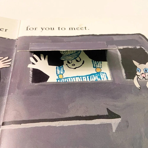 Vintage 1995  Lift the Flap Book My Haunted Train by Sheila White Samton - Picture 6 of 14